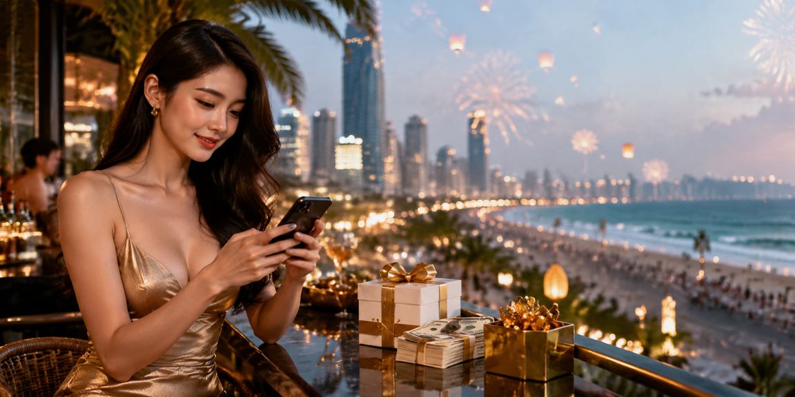 Người dùng tại lễ hội Đà Nẵng trải nghiệm casino trên điện thoại di động