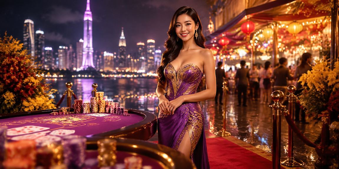 Baccarat trực tuyến trong không gian chợ đêm Hồ Chí Minh lung linh ánh sáng
