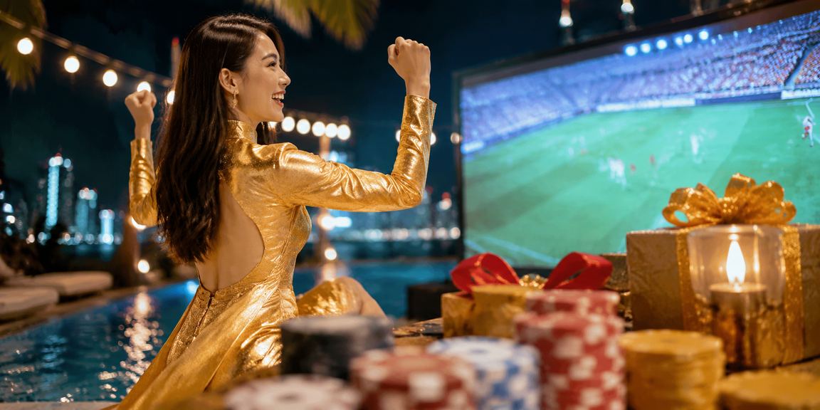 Khách hàng đặt cược thể thao trực tuyến tại Nha Trang trong trang phục áo dài truyền thống